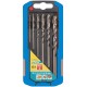 Wolfcraft Wolfcraft Sada 6ks HSS vrtáky do kovu broušené s kruhovou stopkou ø2-8mm 7101000
