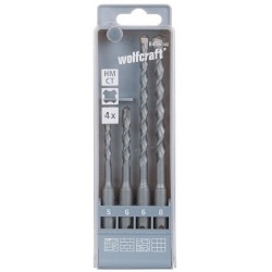 Wolfcraft Wolfcraft Sada 4ks příklepový vrták SDS-plus ø5-8mm 8456000